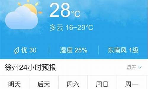 天气预报徐州市区_江苏徐州东区天气