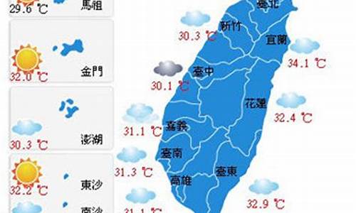 9月份台湾的天气_台湾十月天气