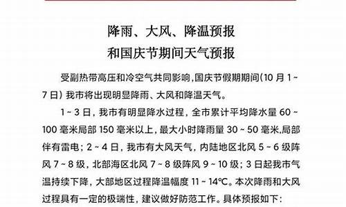 2021国庆潍坊天气预报_国庆节潍坊天气情况