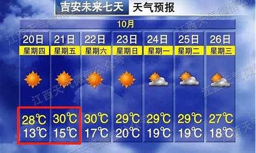 吉安天气预报15天查询结果 15f_天气吉安县15天的天气