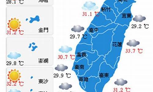 台湾北部天气预报_台湾台北市天气预报